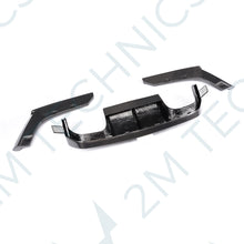 Load image into Gallery viewer, BMW M3 M4 F80 F82 F83 M Performance Carbon Rear Bumper Diffuser 3 Pieces Kit - 2MTechnics