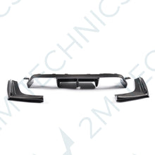 Load image into Gallery viewer, BMW M3 M4 F80 F82 F83 M Performance Carbon Rear Bumper Diffuser 3 Pieces Kit - 2MTechnics