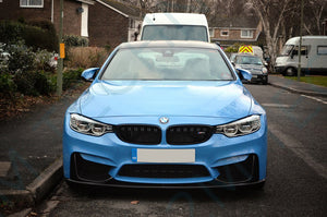 BMW M3 M4 F80 F82 F83 M Performance Front Spoiler Splitter Lip Carbon 3 Piece - 2MTechnics