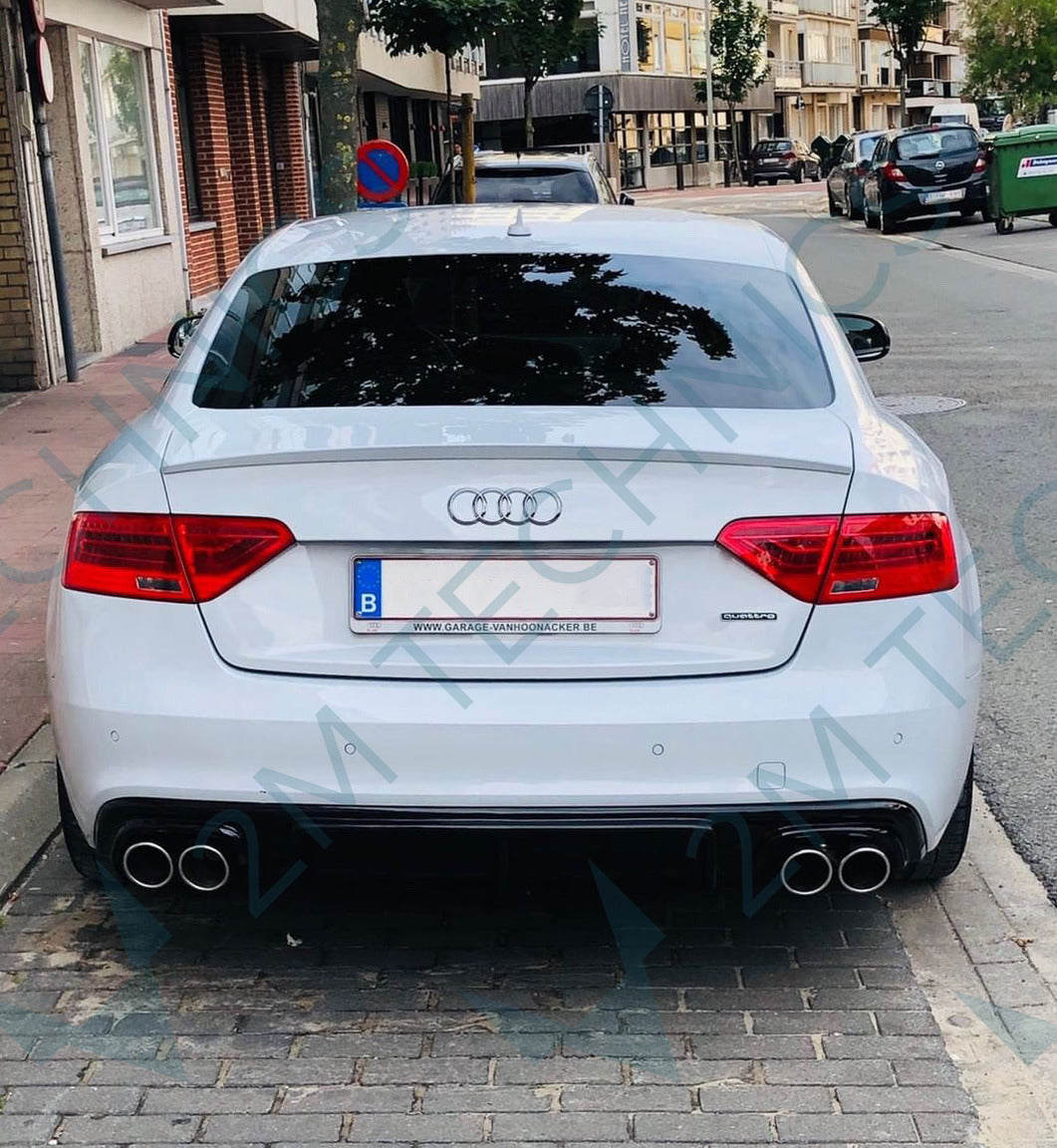 Audi A5 S5 S-Line Rear Bumper Diffuser Best Quality I 2M Technics ...