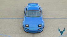 Load image into Gallery viewer, Mazda MX5 NA MK1 Front Splitter 6 mm fiberglass Miata MX-5 RODS Included gloss - 2MTechnics