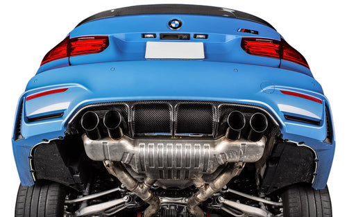 BMW M3 M4 F80 F82 F83 M Performance Carbon Rear Bumper diffuser - 2MTechnics
