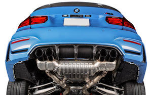 BMW M3 M4 F80 F82 F83 M Performance Carbon Rear Bumper diffuser - 2MTechnics