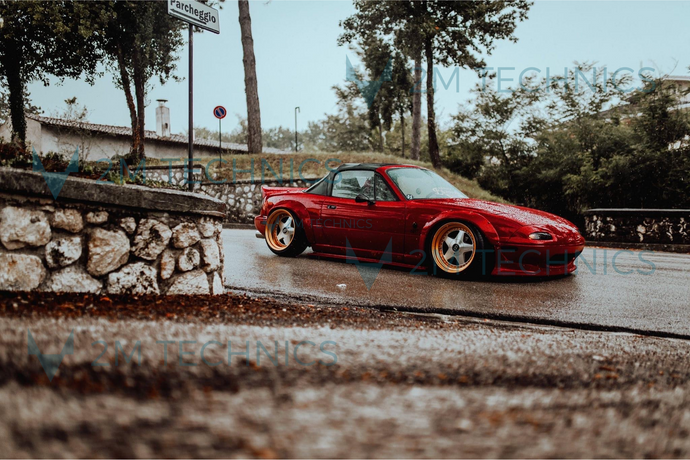 Custom Bunny Style Bodykit for Mazda MX5 NA MK1 - Fiberglass, High Quality Finish