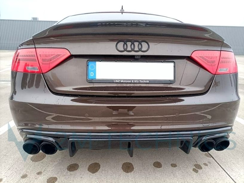 Audi A5 S5 S-Line Rear Bumper Diffuser Best Quality I 2M Technics ...