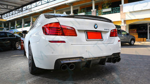 BMW 5 F10 M-Tech M-sport Rear Diffuser - 2MTechnics