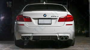 BMW 5 F10 M-Tech M-sport Rear Diffuser - 2MTechnics